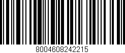 Código de barras (EAN, GTIN, SKU, ISBN): '8004608242215'