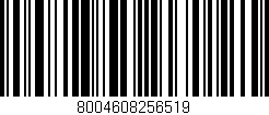 Código de barras (EAN, GTIN, SKU, ISBN): '8004608256519'