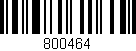 Código de barras (EAN, GTIN, SKU, ISBN): '800464'
