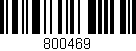 Código de barras (EAN, GTIN, SKU, ISBN): '800469'