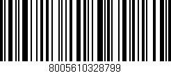 Código de barras (EAN, GTIN, SKU, ISBN): '8005610328799'