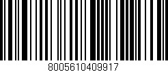 Código de barras (EAN, GTIN, SKU, ISBN): '8005610409917'