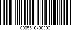 Código de barras (EAN, GTIN, SKU, ISBN): '8005610498393'
