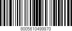 Código de barras (EAN, GTIN, SKU, ISBN): '8005610499970'