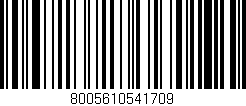 Código de barras (EAN, GTIN, SKU, ISBN): '8005610541709'