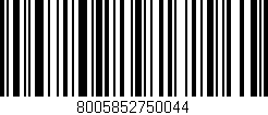 Código de barras (EAN, GTIN, SKU, ISBN): '8005852750044'