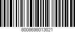 Código de barras (EAN, GTIN, SKU, ISBN): '8008698013021'