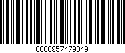 Código de barras (EAN, GTIN, SKU, ISBN): '8008957479049'