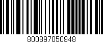 Código de barras (EAN, GTIN, SKU, ISBN): '800897050948'