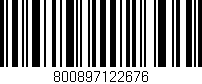 Código de barras (EAN, GTIN, SKU, ISBN): '800897122676'