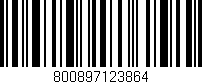 Código de barras (EAN, GTIN, SKU, ISBN): '800897123864'