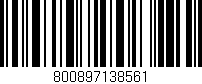 Código de barras (EAN, GTIN, SKU, ISBN): '800897138561'