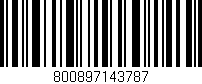 Código de barras (EAN, GTIN, SKU, ISBN): '800897143787'