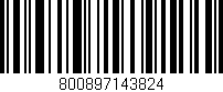 Código de barras (EAN, GTIN, SKU, ISBN): '800897143824'