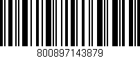 Código de barras (EAN, GTIN, SKU, ISBN): '800897143879'