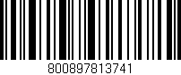 Código de barras (EAN, GTIN, SKU, ISBN): '800897813741'