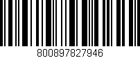 Código de barras (EAN, GTIN, SKU, ISBN): '800897827946'