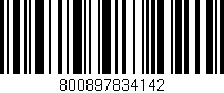 Código de barras (EAN, GTIN, SKU, ISBN): '800897834142'
