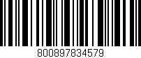 Código de barras (EAN, GTIN, SKU, ISBN): '800897834579'