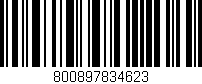 Código de barras (EAN, GTIN, SKU, ISBN): '800897834623'
