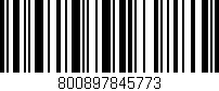 Código de barras (EAN, GTIN, SKU, ISBN): '800897845773'