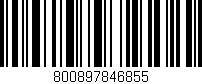 Código de barras (EAN, GTIN, SKU, ISBN): '800897846855'
