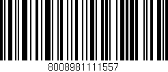 Código de barras (EAN, GTIN, SKU, ISBN): '8008981111557'