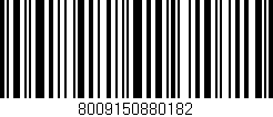 Código de barras (EAN, GTIN, SKU, ISBN): '8009150880182'