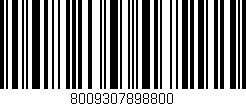 Código de barras (EAN, GTIN, SKU, ISBN): '8009307898800'