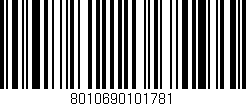 Código de barras (EAN, GTIN, SKU, ISBN): '8010690101781'
