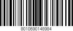 Código de barras (EAN, GTIN, SKU, ISBN): '8010690148984'