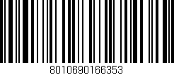Código de barras (EAN, GTIN, SKU, ISBN): '8010690166353'