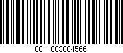 Código de barras (EAN, GTIN, SKU, ISBN): '8011003804566'