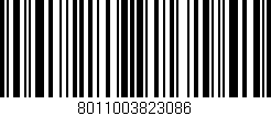 Código de barras (EAN, GTIN, SKU, ISBN): '8011003823086'