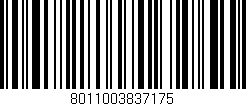 Código de barras (EAN, GTIN, SKU, ISBN): '8011003837175'