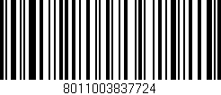 Código de barras (EAN, GTIN, SKU, ISBN): '8011003837724'