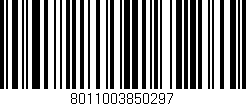 Código de barras (EAN, GTIN, SKU, ISBN): '8011003850297'