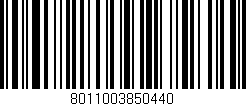 Código de barras (EAN, GTIN, SKU, ISBN): '8011003850440'