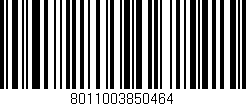 Código de barras (EAN, GTIN, SKU, ISBN): '8011003850464'
