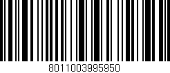 Código de barras (EAN, GTIN, SKU, ISBN): '8011003995950'
