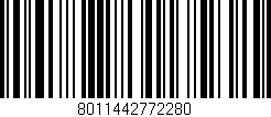 Código de barras (EAN, GTIN, SKU, ISBN): '8011442772280'