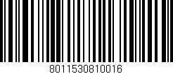 Código de barras (EAN, GTIN, SKU, ISBN): '8011530810016'