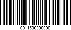 Código de barras (EAN, GTIN, SKU, ISBN): '8011530900090'