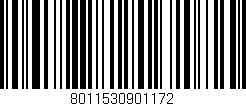 Código de barras (EAN, GTIN, SKU, ISBN): '8011530901172'