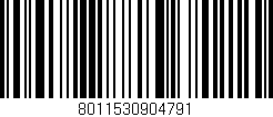 Código de barras (EAN, GTIN, SKU, ISBN): '8011530904791'