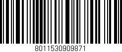 Código de barras (EAN, GTIN, SKU, ISBN): '8011530909871'