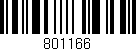 Código de barras (EAN, GTIN, SKU, ISBN): '801166'
