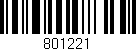 Código de barras (EAN, GTIN, SKU, ISBN): '801221'