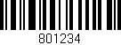 Código de barras (EAN, GTIN, SKU, ISBN): '801234'