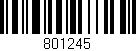 Código de barras (EAN, GTIN, SKU, ISBN): '801245'